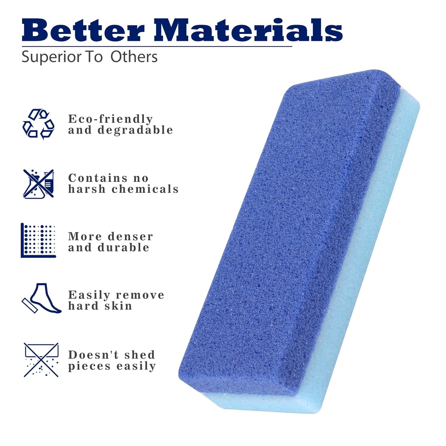 6 Pack Foot Pumice Stone for Feet Callus Remover EWAGOA Pedicure Tools for Feet Foot Exfoliator and Foot Scrubber Dead Skin Remover Cracked Heel Repair 6-Blue - lunas-mystic-emporium.com 6 Pack Foot Pumice Stone for Feet Callus Remover, EWAGOA Pedicure Tools for Feet, Foot Exfoliator and Foot Scrubber Dead Skin Remover Cracked Heel Repair (6-Blue)