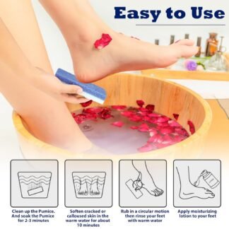 6 Pack Foot Pumice Stone for Feet Callus Remover EWAGOA Pedicure Tools for Feet Foot Exfoliator and Foot Scrubber Dead Skin Remover Cracked Heel Repair 6-Blue - lunas-mystic-emporium.com 6 Pack Foot Pumice Stone for Feet Callus Remover, EWAGOA Pedicure Tools for Feet, Foot Exfoliator and Foot Scrubber Dead Skin Remover Cracked Heel Repair (6-Blue)