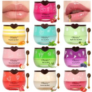 6 PCS Bee Lip Balm Lip Mask Honey Pot Valentines Day Gifts Propolis Lip Mask Overnight Moisturizing Lip Balm with Stick Sleeping Lip mask Hydrating Prevention Dry Cracked - lunas-mystic-emporium.com 6 PCS Bee Lip Balm Lip Mask Honey Pot, Valentines Day Gifts, Propolis Lip Mask Overnight Moisturizing Lip Balm with Stick, Sleeping Lip mask Hydrating Prevention Dry & Cracked,...