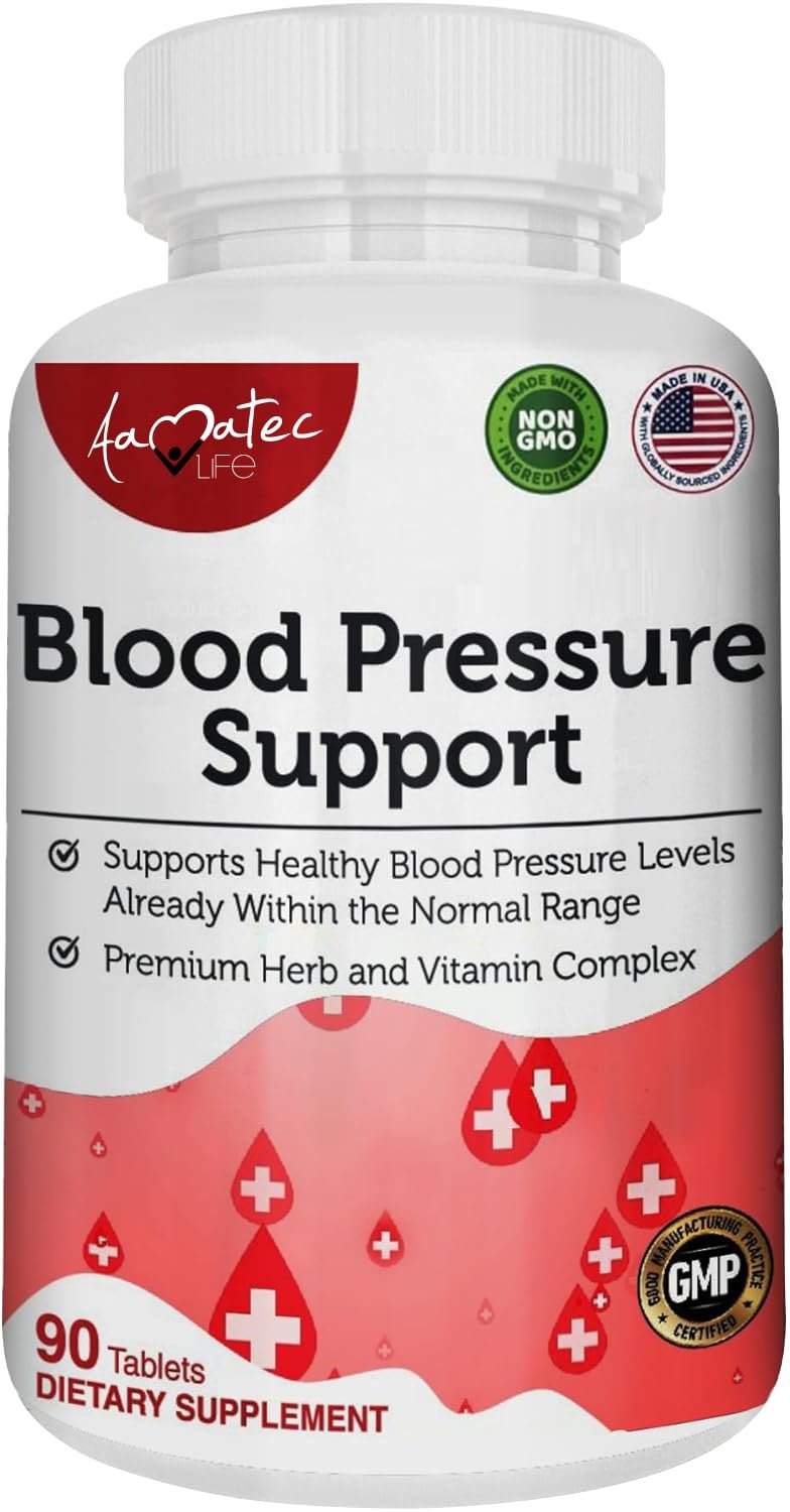 AAMATEC LIFE Blood Pressure Support Supplement 90 Capsules - lunas-mystic-emporium.com AAMATEC LIFE Blood Pressure Support Supplement 90 Capsules
