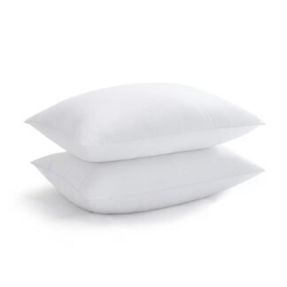 Acanva Bed Pillows for Sleeping, Cooling Hotel Quality with Premium Soft 3D Down Alternative Fill for Back, Stomach or Side Sleepers, Standard (Pack of 4), White