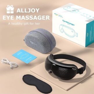 ALLJOY Eye Massager with Heat and Cooling, Lightweight Eye Massager with Removable Gel Mask, Christmas Gifts for Women,White Elephant Gifts for Adults Eye Care Devices for...