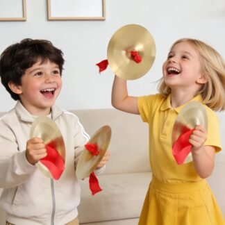 Alloy Cymbals Set Mini Marching Hand Cymbals for Drums Versatile Symbols Instrument for School Bands Professional Orchestras,19cm