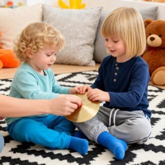 Alloy Cymbals Set Mini Marching Hand Cymbals for Drums Versatile Symbols Instrument for School Bands Professional Orchestras,19cm