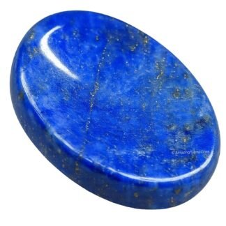 Amazing Gemstone Lapis Lazuli Worry Stone, Healing Crystals - Piedra Crystal Fidget for Gift, Meditation, Calming, Relaxation, Stress Relief