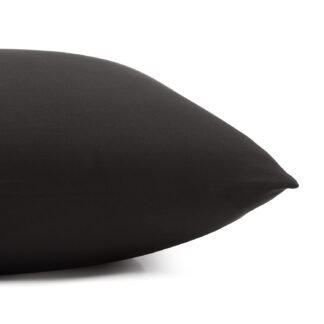 Amazon Basics Lightweight Super Soft Easy Care Microfiber 4 Piece Cozy Comfortable Bed Sheet Set with 14-Inch Deep Pockets, Queen, Black, Solid