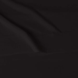 Amazon Basics Lightweight Super Soft Easy Care Wrinkle Free Microfiber 3 Piece Bed Sheet Set with 14-Inch Deep Pockets, Twin, Black, Solid, Kids, Men & Women Bedding