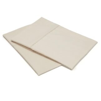 Amazon Basics Standard Pillow Cases Set of 2 - Lightweight, Super Soft Easy Care Microfiber, Beige, 30" L x 20" W, Pillows Not Included