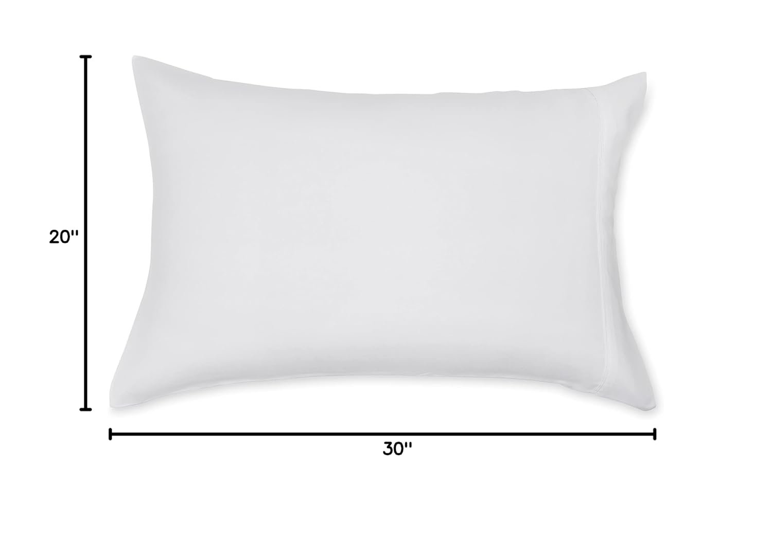 Amazon Basics Standard Pillow Cases Set of 2 - Lightweight Super Soft Easy Care Microfiber Bright White 30 L x 20 W Pillows Not Included - lunas-mystic-emporium.com Amazon Basics Standard Pillow Cases Set of 2 - Lightweight, Super Soft Easy Care Microfiber, Bright White, 30" L x 20" W, Pillows Not Included