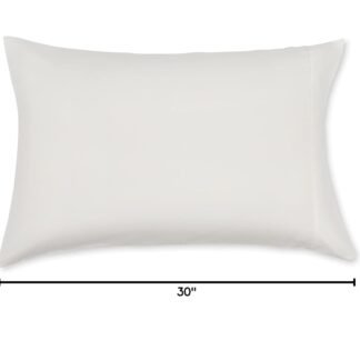 Amazon Basics Standard Pillow Cases Set of 2 - Lightweight, Super Soft Easy Care Microfiber, Cream, 30" L x 20" W, Pillows Not Included