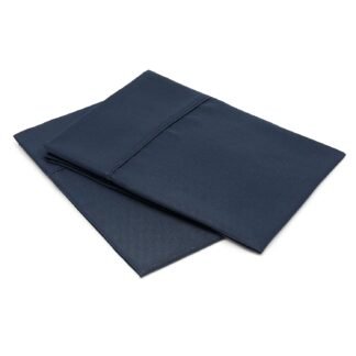 Amazon Basics Standard Pillow Cases Set of 2 - Lightweight, Super Soft Easy Care Microfiber, Navy Blue, 30" L x 20" W, Pillows Not Included