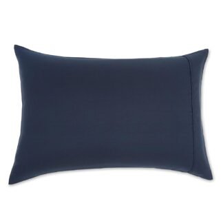 Amazon Basics Standard Pillow Cases Set of 2 - Lightweight, Super Soft Easy Care Microfiber, Navy Blue, 30" L x 20" W, Pillows Not Included