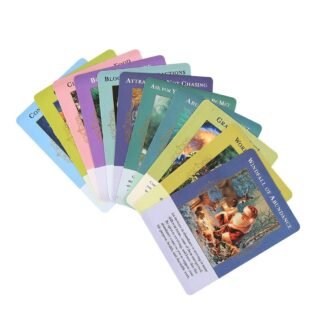 Angels of Abundance Oracle and Tarot Cards for Beginners - 44 Card Deck With Meanings and Angel Tarot