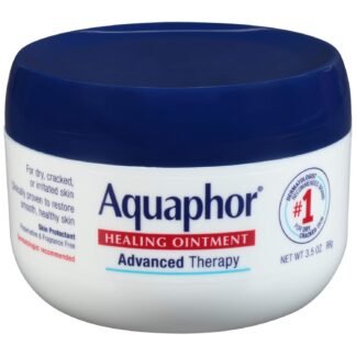 Aquaphor Healing Ointment Advanced Therapy Skin Protectant, Dry Skin Body Moisturizer, 3.5 Oz Jar, Pack of 1