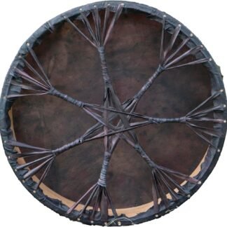 ARAW American Shamanic Native Drum Bison Natural Hide (16 Inches Diameter X 3 Inches Depth)