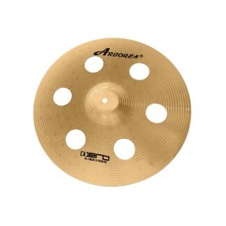 Arborea Cymbal Pack for Drum 8 pcs Super Polishing Cymbals Set Brilliant Gold Hero Series Include 14"Hihats 16"Crash 18"Crash 20"Ride Bonus 10" Splash 16"Ozone Stacker 18" China...