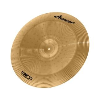 Arborea Cymbal Pack for Drum 8 pcs Super Polishing Cymbals Set Brilliant Gold Hero Series Include 14"Hihats 16"Crash 18"Crash 20"Ride Bonus 10" Splash 16"Ozone Stacker 18" China...