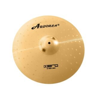 Arborea Cymbal Pack for Drum 8 pcs Super Polishing Cymbals Set Brilliant Gold Hero Series Include 14"Hihats 16"Crash 18"Crash 20"Ride Bonus 10" Splash 16"Ozone Stacker 18" China...