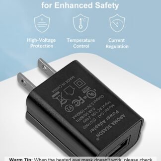 Aroma Season Heated Eye Mask for Dry Eyes, Warm Eye Compress with Flaxseed for MGD, Dry Eye Syndrome, Chalazion Blepharitis Stye Eye Treatment, Steam Moist to Unclog Glands (Blue)