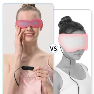 Aroma Season Heated Eye Mask for Dry Eyes, Warm Eye Compress with Flaxseed for MGD, Dry Eye Syndrome, Chalazion Blepharitis Stye Eye Treatment, Steam Moist to Unclog Glands (Blue)