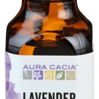 Aura Cacia 100% Pure Lavender Essential Oil GC/MS Tested for Purity 15 ml (0.5 fl. oz.) Lavandula angustifolia