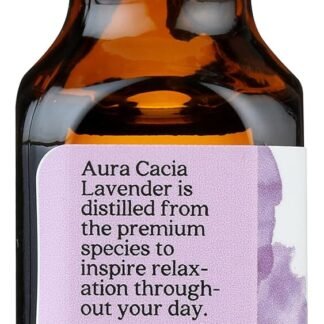 Aura Cacia 100% Pure Lavender Essential Oil GC/MS Tested for Purity 15 ml (0.5 fl. oz.) Lavandula angustifolia