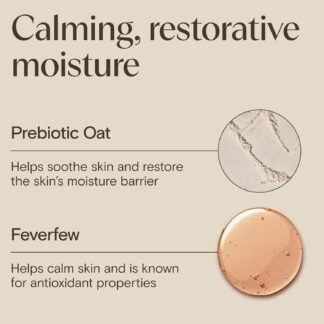 Aveeno Calm + Restore Oat Gel Facial Moisturizer for Sensitive Skin, Fast-Absorbing, Soothing Lightweight Gel Cream with Prebiotic Oat & Feverfew, Fragrance-Free &...