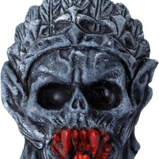 Aztec Death Whistle, Authentic Human Sounding Screams 125+ Decibels, Ceramic & Resin, Vampire Color