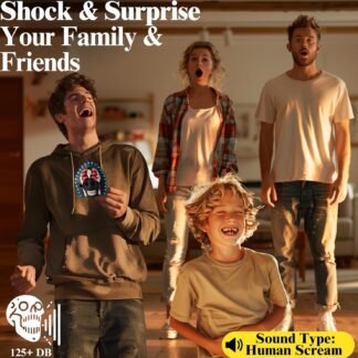 Aztec Death Whistle - Screaming Aztec Whistle - Silbato Azteca de la Muerte - Emits Terrifying Human Screams up to 125 DB (Black Obsidian)