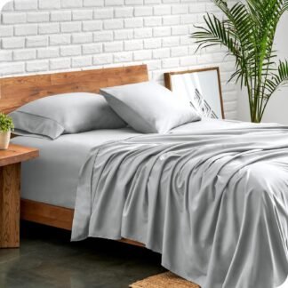 Bare Home Queen Sheet Set - 1800 Ultra-Soft Microfiber Queen Bed Sheets - Double Brushed - Deep Pockets - Easy Fit - 4 Piece Set - Bed Sheets Queen French Grey - lunas-mystic-emporium.com Bare Home Queen Sheet Set - 1800 Ultra-Soft Microfiber Queen Bed Sheets - Double Brushed - Deep Pockets - Easy Fit - 4 Piece Set - Bed Sheets (Queen, French Grey)