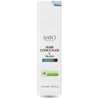 Batcı Hair Concealer & Filling Cream for Bald Spots & Thinning Hair – Waterproof, Sweat-Proof Scalp Coverage – Natural Root Touch-Up Cream for Men & Women – 1.69 Fl Oz 50 ml