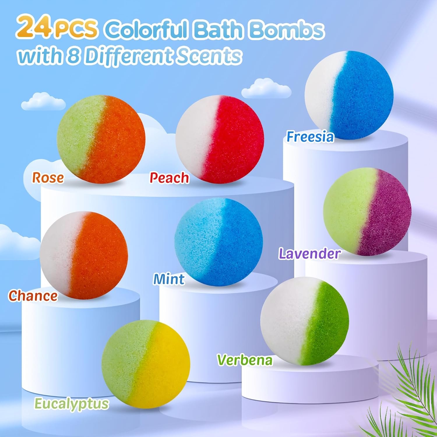 Bath Bombs for Kids 24pcs Bath Bombs with Glow in The Dark Surprise Inside Natural and Organic Colorful Bubble Bath Fizz for Kids Perfect Birthday Halloween Or Christmas - lunas-mystic-emporium.com Bath Bombs for Kids, 24pcs Bath Bombs with Glow in The Dark Surprise Inside, Natural and Organic Colorful Bubble Bath Fizz for Kids, Perfect Birthday, Halloween, Or Christmas...