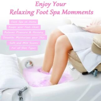 Bath Foot Bombs, 16 Pack Foot Soak with Bath Salt and Tea Tree Oil for Christmas. Organic Natural Handmade Aroma Pure Essential Oil Bubble Feet Balls for Foot Callus, Stubborn...