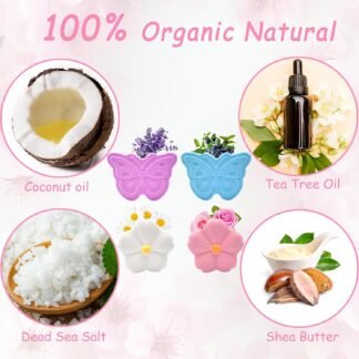 Bath Foot Bombs, 16 Pack Foot Soak with Bath Salt and Tea Tree Oil. Organic Natural Handmade Aroma Pure Essential Oil Bubble Foot Balls for Foot Callus, Dry Cracked, Stubborn...