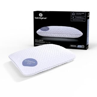 Bedgear Balance Performance Pillow – 2.0 - Moisture Wicking Bed Pillow for All Sleep Positions - Medium Firmness Bed Pillow - Washable Removable Cover – 20" W x 26" L x 5.75" H