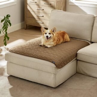 Bedsure 100% Waterproof Couch Cover for Dogs Washable - Non Slip Waterproof Dog Blanket for Couch Sofa, Lightweight Furniture Protector Durable for Pet Cat Puppy with Non-Slip...