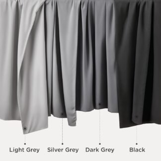 Bedsure Pillow Cases Queen, Cooling Pillow Cases, Rayon Derived from Bamboo Black Pillowcases Queen Size Set of 2, Silky Soft & Breathable Bedding Pillow Covers with Envelope...