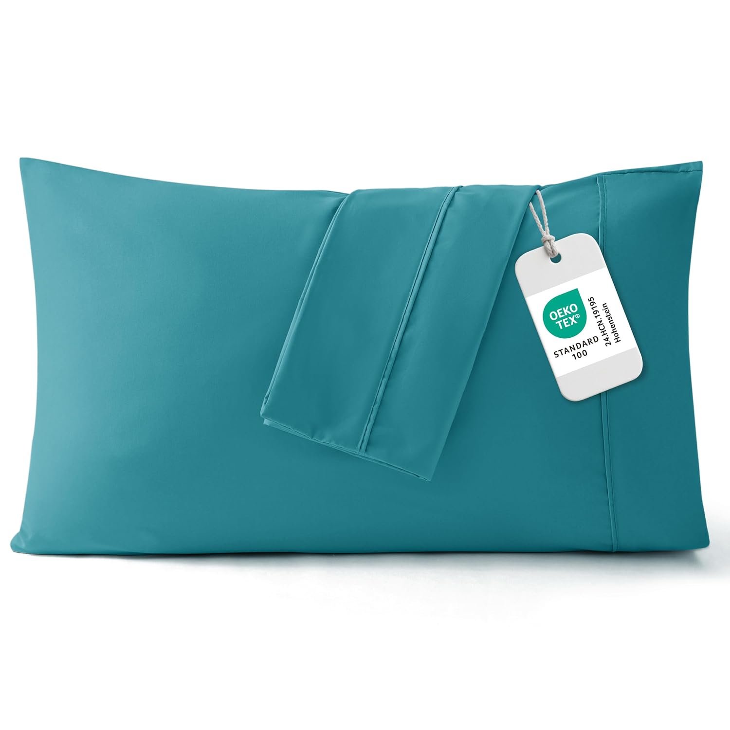 Bedsure Pillow Cases Standard Size Set of 2 - Teal Brushed Microfiber Pillowcases Super Soft Pillowcase Pillow Case Covers with Envelope Closure Wrinkle Fade and Stain - lunas-mystic-emporium.com Bedsure Pillow Cases Standard Size Set of 2 - Teal Brushed Microfiber Pillowcases, Super Soft Pillowcase, Pillow Case Covers with Envelope Closure, Wrinkle, Fade and Stain...