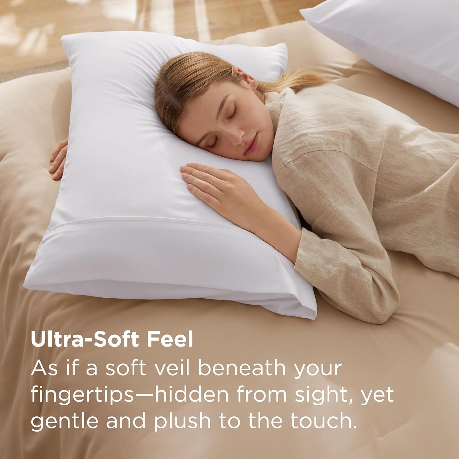 Bedsure Queen Pillow Cases Set of 2 - White Brushed Microfiber Pillowcase 2 Pack Super Soft Pillowcase Pillow Shams Covers with Envelope Closure Wrinkle Fade and Stain - lunas-mystic-emporium.com Bedsure Queen Pillow Cases Set of 2 - White Brushed Microfiber Pillowcase 2 Pack, Super Soft Pillowcase, Pillow Shams Covers with Envelope Closure, Wrinkle, Fade and Stain...