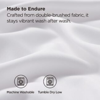 Bedsure Queen Pillow Cases Set of 2 - White Brushed Microfiber Pillowcase 2 Pack Super Soft Pillowcase Pillow Shams Covers with Envelope Closure Wrinkle Fade and Stain - lunas-mystic-emporium.com Bedsure Queen Pillow Cases Set of 2 - White Brushed Microfiber Pillowcase 2 Pack, Super Soft Pillowcase, Pillow Shams Covers with Envelope Closure, Wrinkle, Fade and Stain...