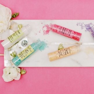 Bella & Bear Paradise Fruits Bath Salts, Foot Soak, Detox, Fruity Scents, Gift - Pack of 6, 2oz