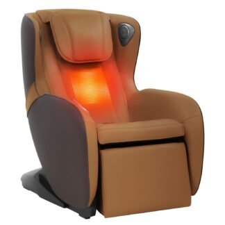 BestMassage Full Body Massage Chair,Speed Adjustment Zero Gravity Massage Ergonomic Armrest Chair with LED Ambient Lighting, Manual Control Panel Bluetooth Music and Movable...