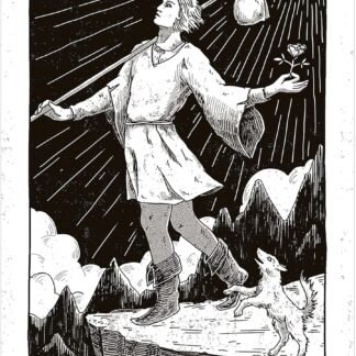 Black Ritual Tarot: Monochromatic 78-Card Tarot Deck with 56-Page Booklet – Black and White Cards for Shadow Work, Divination, Dark and Light Work, Beginner-Friendly Rider-Waite...