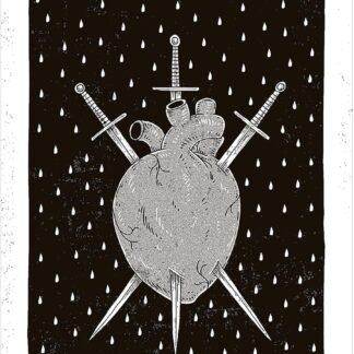 Black Ritual Tarot: Monochromatic 78-Card Tarot Deck with 56-Page Booklet – Black and White Cards for Shadow Work, Divination, Dark and Light Work, Beginner-Friendly Rider-Waite...