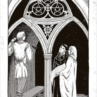 Black Ritual Tarot: Monochromatic 78-Card Tarot Deck with 56-Page Booklet – Black and White Cards for Shadow Work, Divination, Dark and Light Work, Beginner-Friendly Rider-Waite...