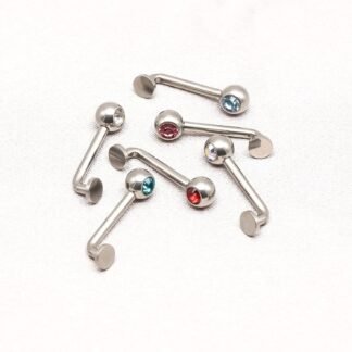 BLISI 14G Solid Titanium Christina Piercing Barbell VCH Ring Bar Genital Jewelry Vertical Hood - lunas-mystic-emporium.com BLISI 14G Solid Titanium Christina Piercing Barbell VCH Ring Bar Genital Jewelry Vertical Hood