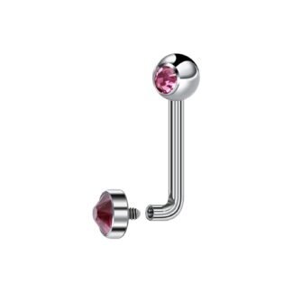 BLISI 14G Solid Titanium Christina Piercing Barbell VCH Ring Bar Genital Jewelry Vertical Hood - lunas-mystic-emporium.com BLISI 14G Solid Titanium Christina Piercing Barbell VCH Ring Bar Genital Jewelry Vertical Hood