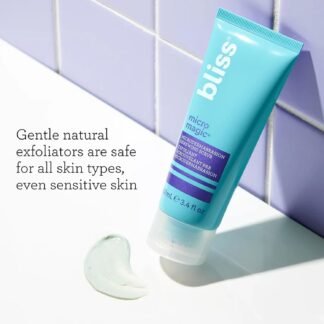 Bliss Micro Magic Skin-renewing Microdermabrasion Scrub | Smoothing Volcanic Pumice & Purifying Kaolin Clay | Refreshed Glow Straight-from-the-Spa | Tightens Pores & Brightens...