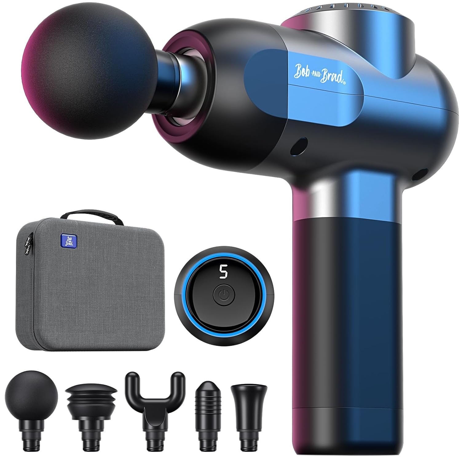 BOB AND BRAD C2 Massage Gun FSA Eligible HSA Approved Deep Tissue Percussion Massager Gun Muscle Massager with 5 Speeds and 5 Heads Electric Back Massagers for Professional - lunas-mystic-emporium.com BOB AND BRAD C2 Massage Gun, FSA Eligible & HSA Approved Deep Tissue Percussion Massager Gun, Muscle Massager with 5 Speeds and 5 Heads, Electric Back Massagers for Professional...