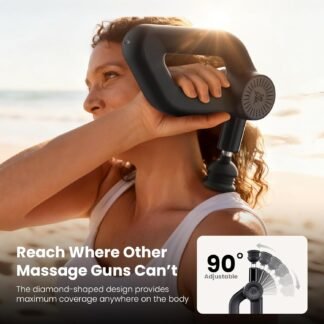 BOB AND BRAD D6 Ultra Massage Gun with Infrared Light, Deep Tissue Percussion Massager Gun with 16mm Amplitude, Professional Muscle Massager for Athletes, Electric Handheld...